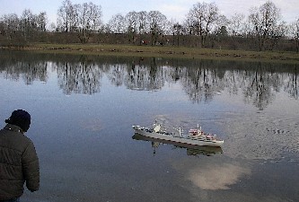 Schiffsmodell N/S Otto Hahn, Modellbau Alexander Geier